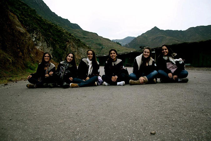 sentadas